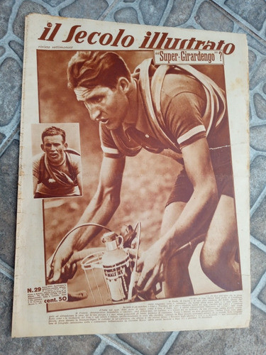 Il Secolo Illustrato N.29-1937 Gino Bartali Ciclista Italia 0