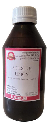 Aceite Esencial Limon Formula Eiffel 250cc Oferta Especial 0