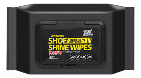 Limpador De Lenços Umedecidos Para Sapatos Travel Quick, Des 0