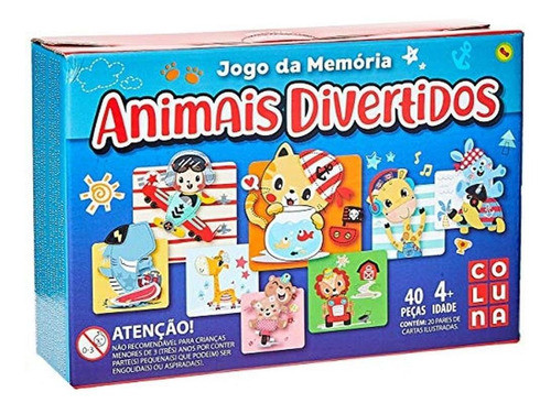 Jogo Da Memoria Animais Divertidos - Coluna 0