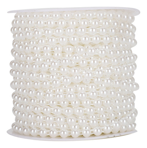 Decoração Artificial Diy Com Cordão De Pérola Sintética De 6 0