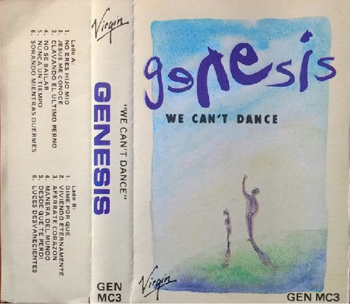 Genesis - We Cant Dance Cassette Nuevo 0