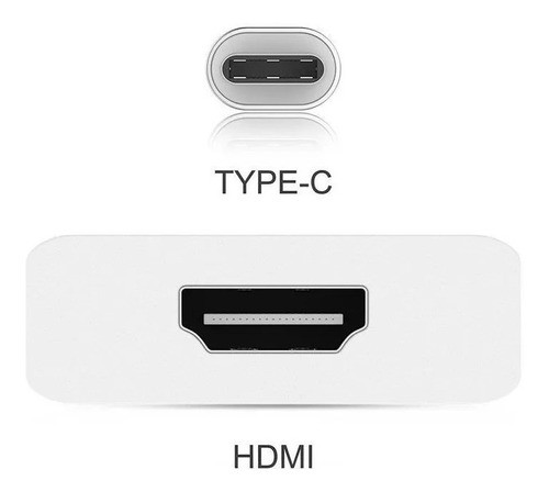 Adaptador Conversor Usb Tipo C- Hdmi Hd 4k 1