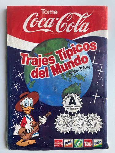 Album Figuritas Trajes Típicos Coca Cola Disney Completo - A 1