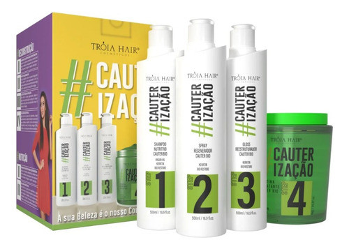 Kit Cauterización 4 Pasos - Troia Hair 0