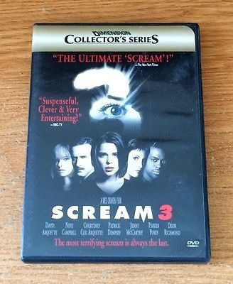 Pbe Scream 3 Collector's Series Wes Craven Dvd Terror. 0