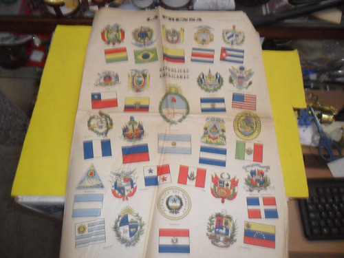 La Prensa 1960 Bandera Republicas Americanas Seccion 2 Otero 0