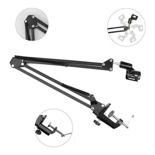 Soporte De Micrófono Articulado Marca Ampro 1