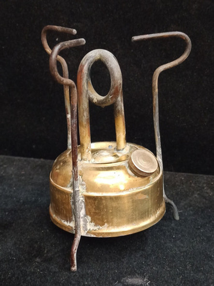 Antiguo Calentador Miniatura De Bronce, Adorno, Colección 0