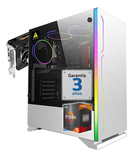 Pc Gamer Amd Ryzen 5 5600 16gb Nvme 1t Rtx 3050 8gb Wifi W11 0