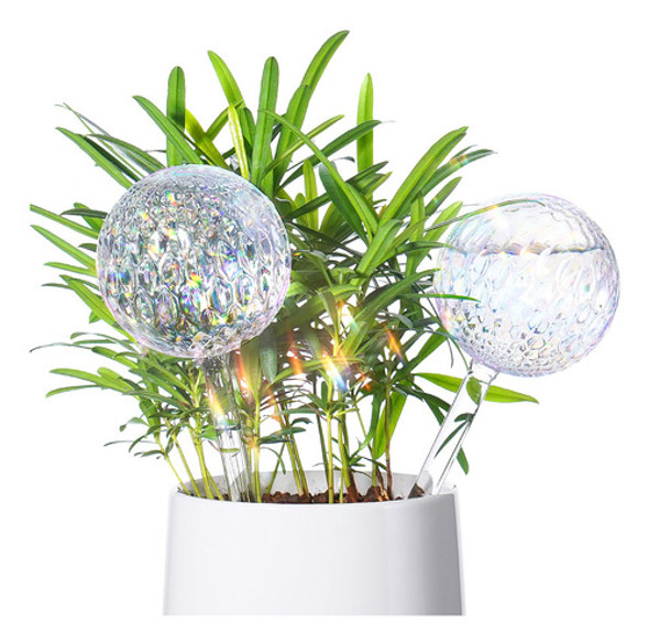 Riego Goteo Automatico Gota Chica De Vidrio Plantas Globos 0