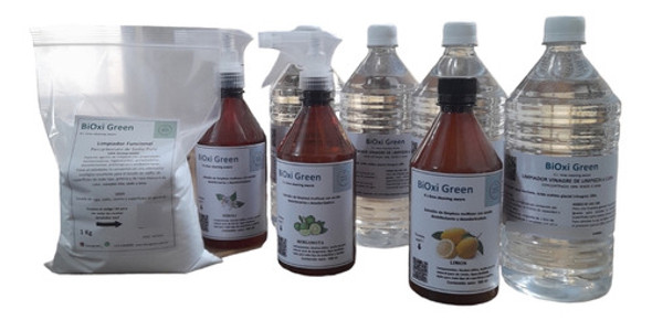 Percarbonato Bicarbonato (1kg C/u) + Vinagre Conc. 28% 1 Lts 1