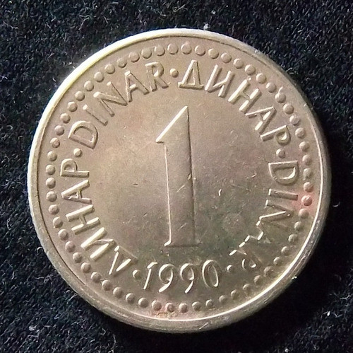 Yugoslavia 1 Dinar 1990 Excelente Km 142 0