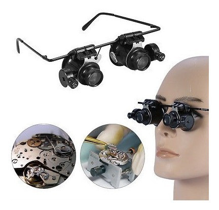 20 X Lupa Ojo Aumento Gafas Lupa Lente Joyero Reloj Reparaci 1