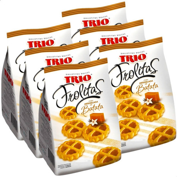 Galletitas Frolitas Mermelada Batata Trio - Pack X6 Unidades 1