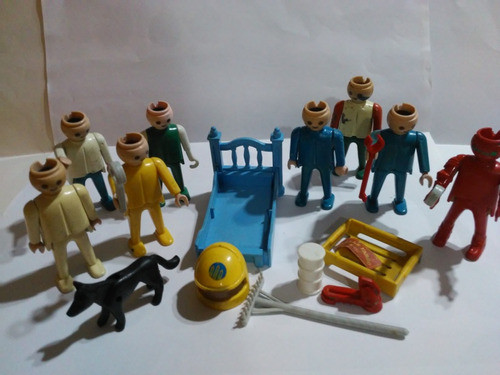 Juguete 8 Muñecos Playmovil + Accesorios Precio X Todo 0