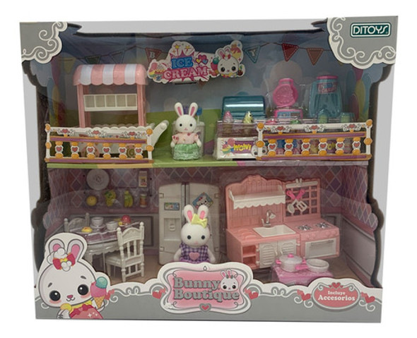 Bunny Boutique Set Ice Cream Conejitos Ditoys Sharif Express 0
