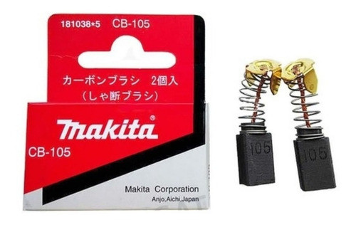 Carbones Escobillas Original Makita Cb-105 Hm0810 Y Otros 1