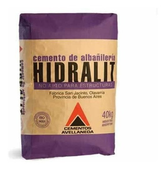 Cemento De Albañilería Hidralit - Envío Sin Cargo Hurlingham 0