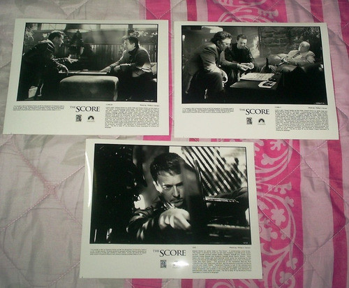 Robert De Niro  Y Edward Norton Lote De 8 Fotos Originales! 1