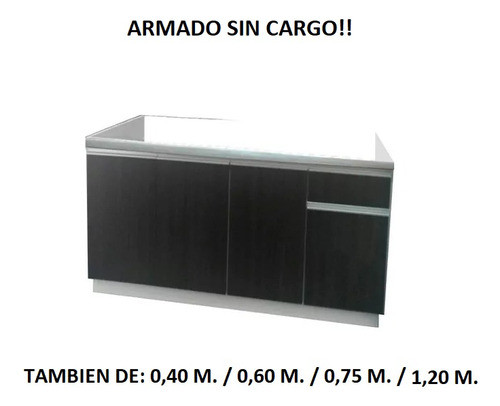 Mueble Bajo De 1.40, 1.50 O 1,60 M. / Armado Gratis 1