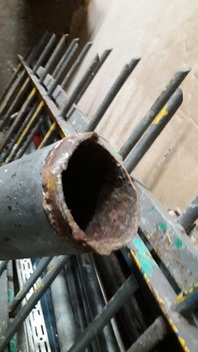 Lote 4caños Hierro De 7cm Y Medio X 206cm Largo Pesado 0
