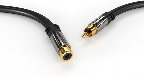 Cable De Extension Rca De Macho A Hembra - 6 Pies 1
