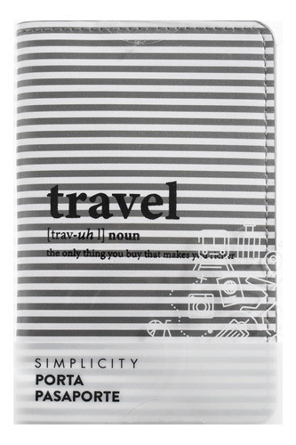 Portapasaporte Simplicity Negro 0