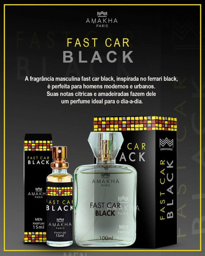 Perfume Fast Car 100ml Excelente Fijacion Y Calidad Amakha 1