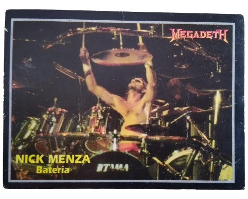 Carta, International Rock , Musico Nick Menza,banda Megadeth 0