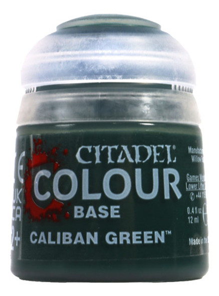 Pintura Para Miniaturas Citadel - Base - Caliban Green 0