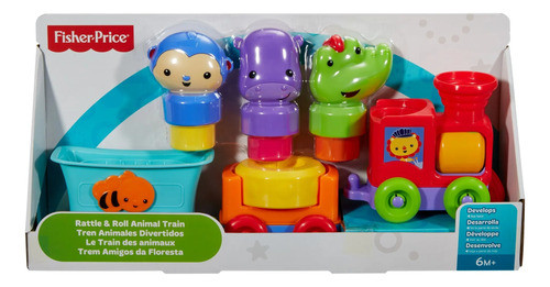 Juego Didactico Bebe Safari Tren Animales Divertidos Mattel 0