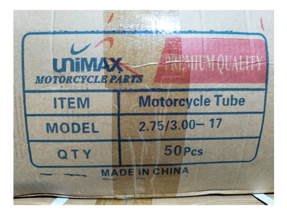 Cámara De Moto 275/300x17 1