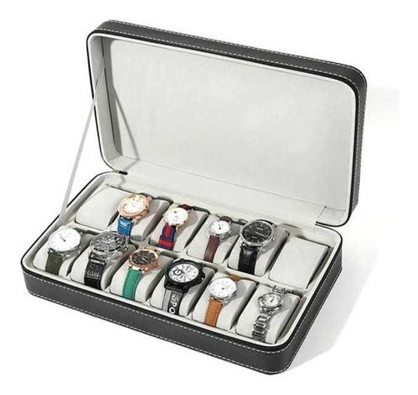 Caja Estuche Para Guardar 12 Relojes. 0
