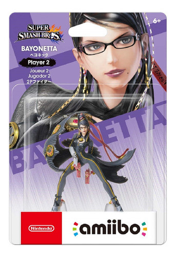 Super Smash Bros Bayonetta Player 2 Amiibo Nuevo Nextgames 0
