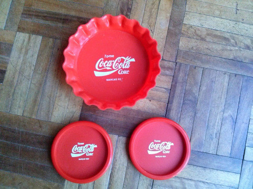 Coleccionable Coca Cola,2 Posavasos,1 Posabotella 0