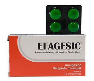 Efagesic® 10 Comprimidos 0