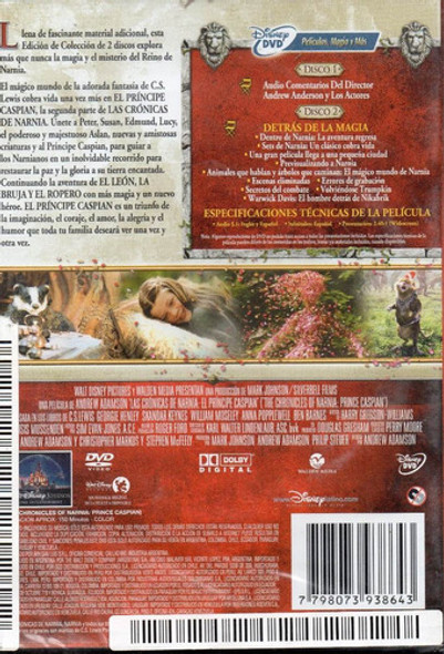 Las Crónicas De Narnia El Príncipe Caspian (2 Dvd) - Mcbmi 1