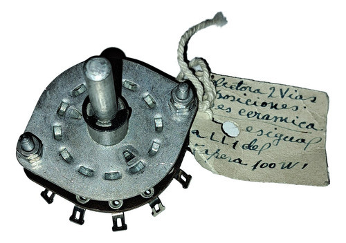 Llave Selectora 2 Vías 5 Posiciones, Audio O Radio Antigua 0