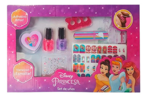Disney Princesa Set De Uñas Con Esmaltes Y Adhesivos En Caja 0 Disney Princesa Set De Uñas Con Esmaltes Y Adhesivos En Caja 0