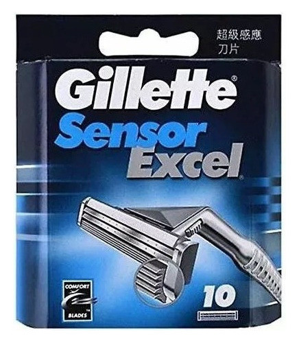 Lazhu Lazhu Lâminas De Barbear Masculinas Gillette Sensor 10 0