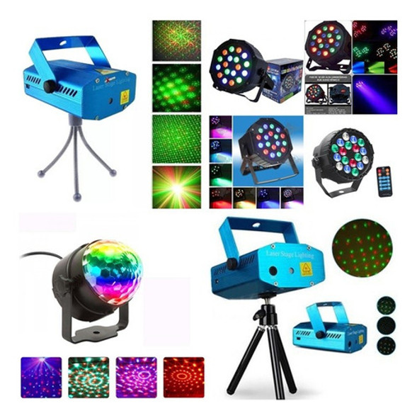 Kit De Luces Para Tu Fiesta , Laser +flash + Rgb ¡video Real 0 Kit De Luces Para Tu Fiesta , Laser +flash + Rgb ¡video Real 0