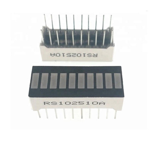 3 Display Barra Leds 10 Digitos Color Rojo O Azul Dip 10 0