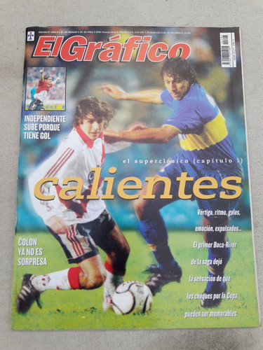 Revista El Gráfico Nº 4206 Año 2000 Independiente Boca River 0