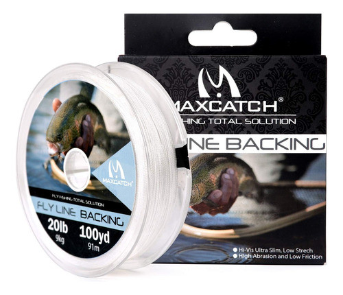 Maxcatch Línea Pesca Trenzada 100yd Blanco 20lb 0