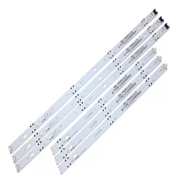 Repuesto Tira Led LG 43lk5700 Backlight Iluminacion Nuevas 0
