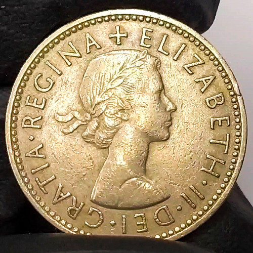 Reino Unido 1 Shilling Elizabeth Ll 1955 Antigua Moneda 1