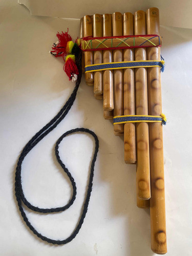 Sikus De Caña De 15 Tubos De 34 Cm X 14 De Ancho Aprox 0