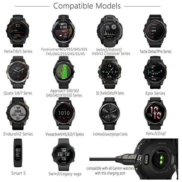 Cable Usb C Para Cargar Relojes Garmin Para Varios Modelos 1