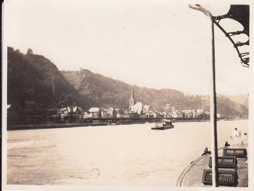 Alemania Antigua Fotografia Real Vista De Sankt Goar 0